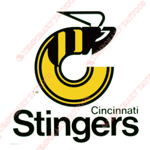Cincinnati Stingers Customize Temporary Tattoos Stickers NO.7109